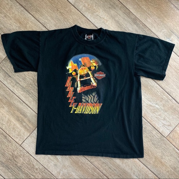 Vintage Y2K Harley-Davidson tee 100% cotton - Picture 1 of 9